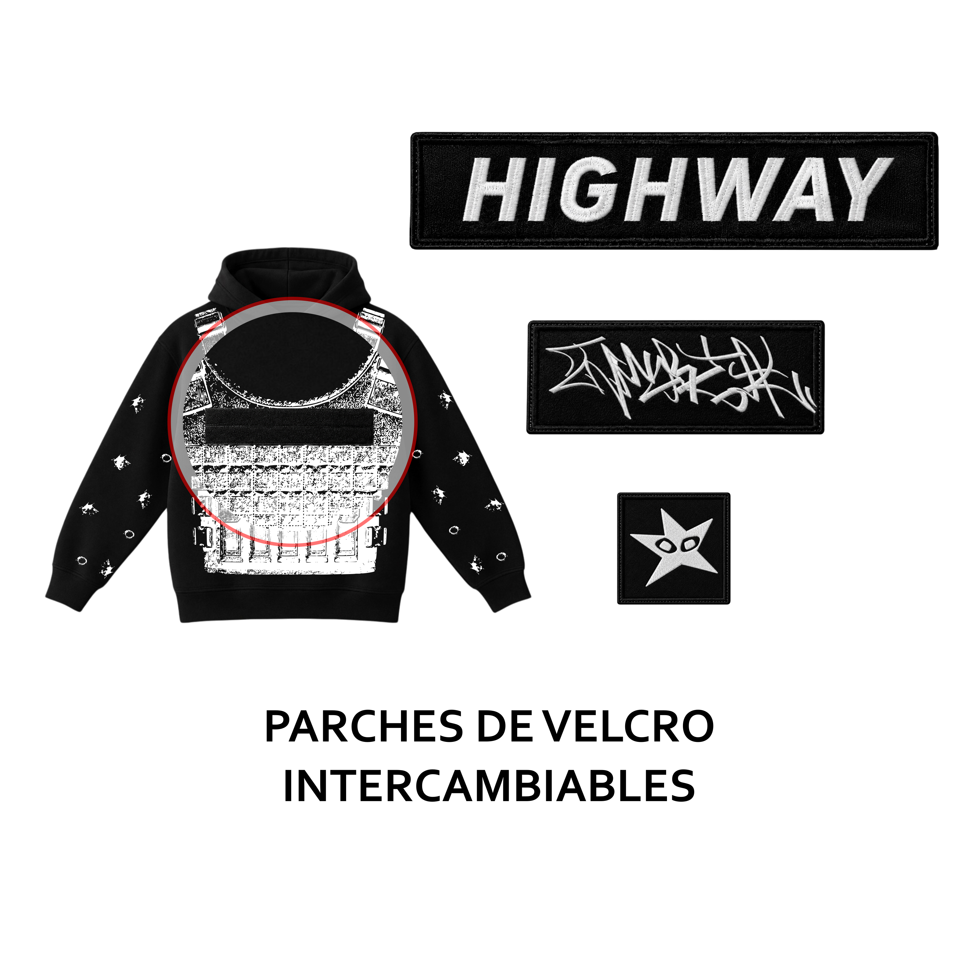 SUDADERA CON CAPUCHA INMORTAL FOREVER
